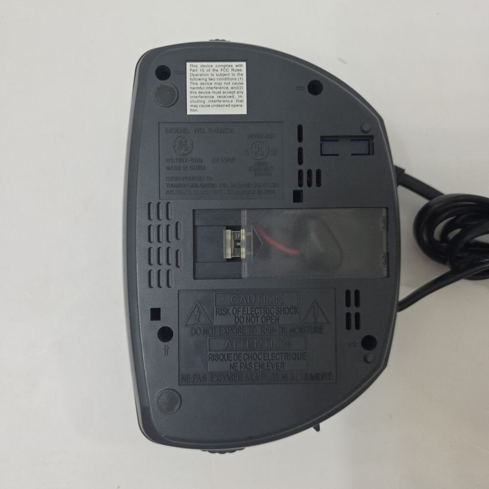 GE AM/FM Clock Radio Alarm Digital Clock and Wake Set 7-4837A- Tested - Picture 3 of 7